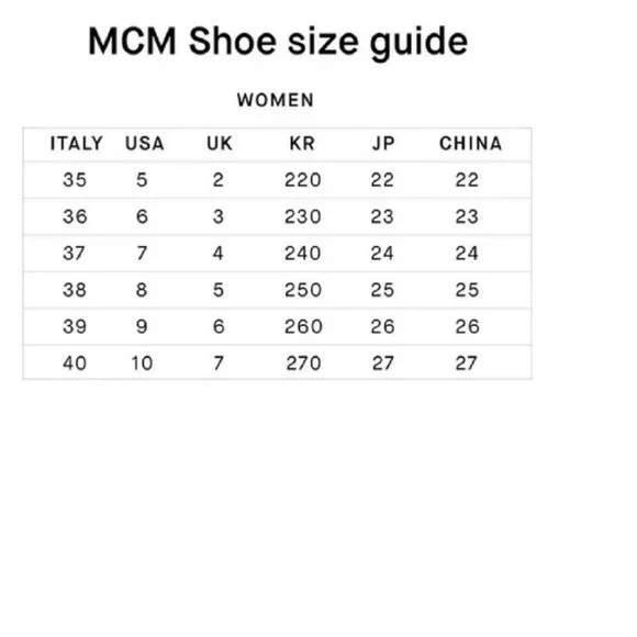 NIB MCM Women's Logo High Tops Combat Boots Shoes - Picture 10 of 10